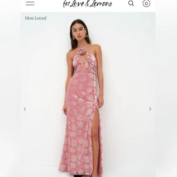 NEW $368 For Love & Lemons- Raya Maxi Dress - Picture 3 of 3
